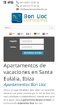 Mobile Screenshot of apartamentosbonlloc.es